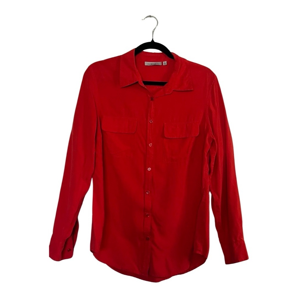 Nexx Women's Red Button Down Shirt